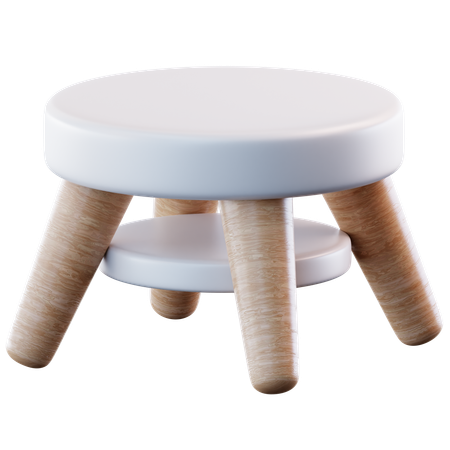 Circle Table  3D Icon