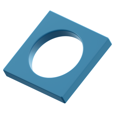 Circle tube  3D Icon