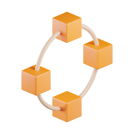 Circle Vector Path  3D Icon