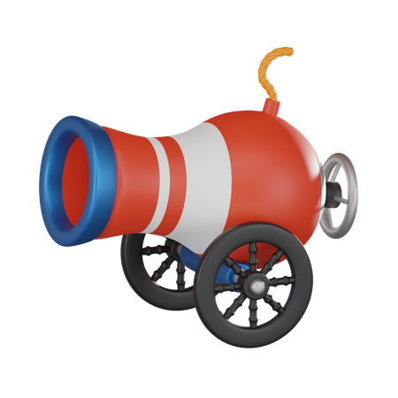 Cannone da circo  3D Icon