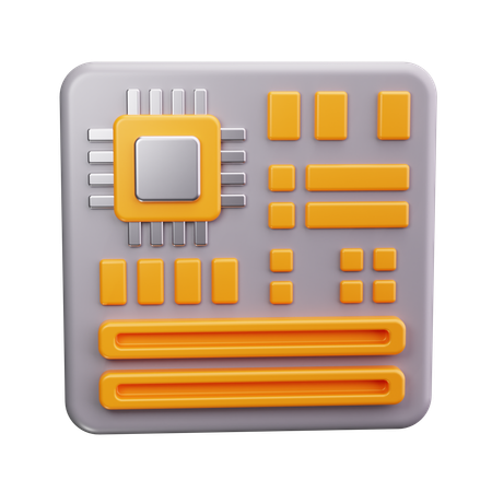 回路  3D Icon