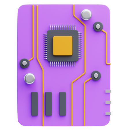 Circuit Board  3D Icon