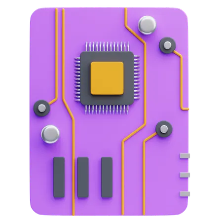 Circuit Board  3D Icon