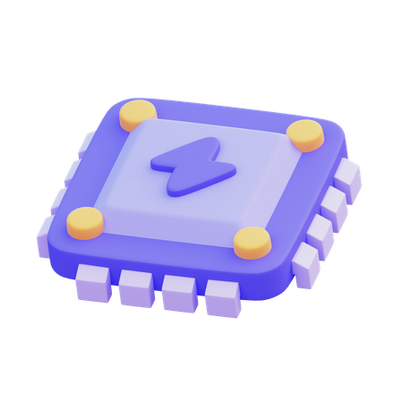 Circuit Board  3D Icon