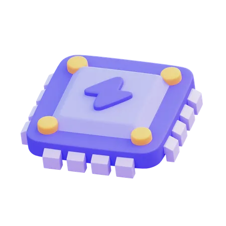 Circuit Board  3D Icon