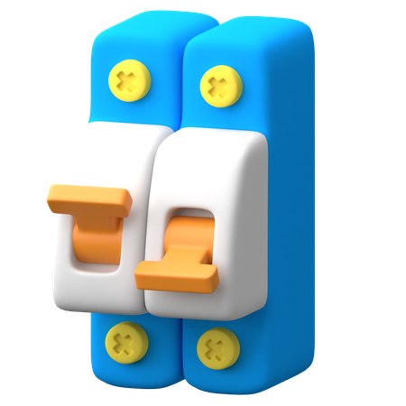 회로 차단기  3D Icon