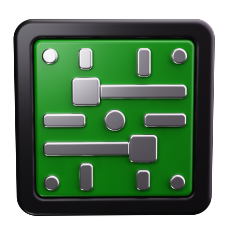 Circuit imprimé  3D Icon