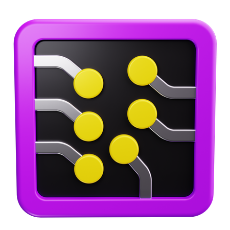 Circuit imprimé  3D Icon