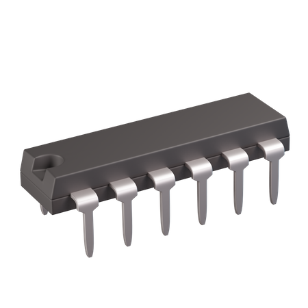 Circuit intégré  3D Icon