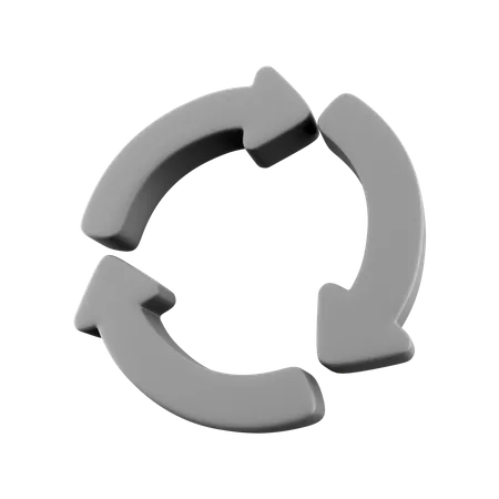 Circulaire  3D Icon