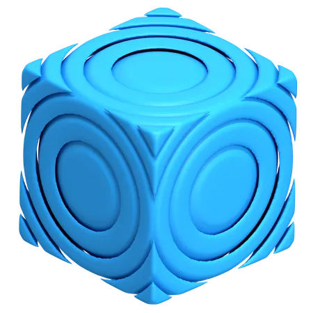 Circular Abstract  3D Icon