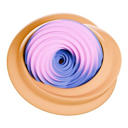 Circular abstract shape  3D Icon