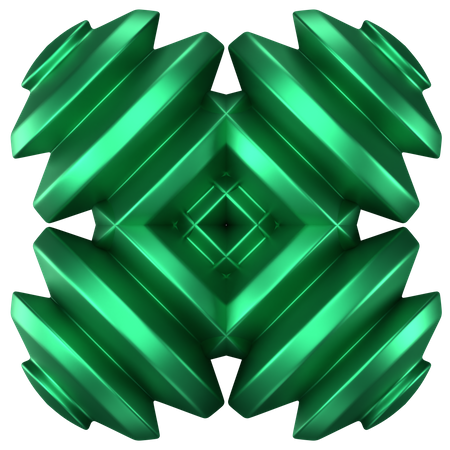 Circular Abstract Shape  3D Icon