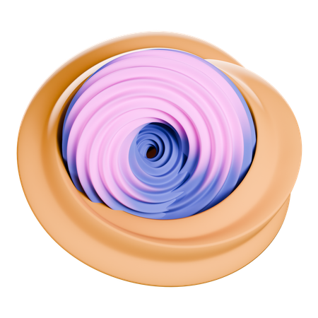 Circular abstract shape  3D Icon
