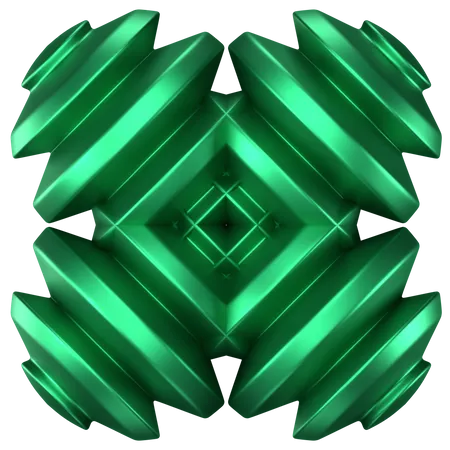 Circular Abstract Shape  3D Icon