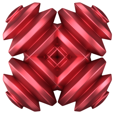 Circular Abstract Shape  3D Icon