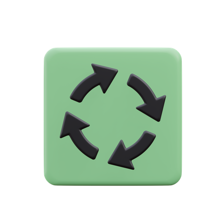 Circular Arrow  3D Icon