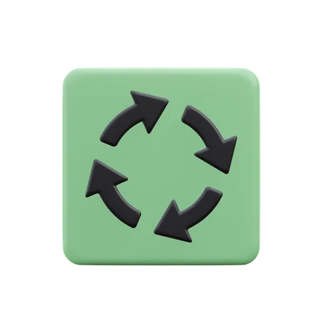 Circular Arrow  3D Icon