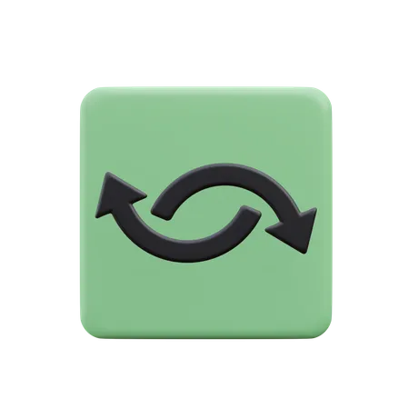 Circular Arrow  3D Icon