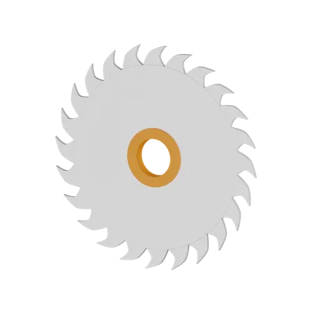 Circular Blade 3D Icon
