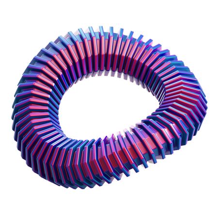 Circular Box Abstract  3D Icon