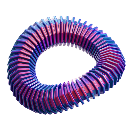 Circular Box Abstract  3D Icon