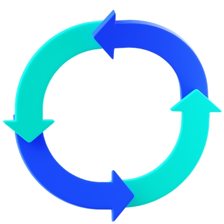 Circular Chart  3D Icon