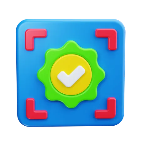 Circular Checkmark  3D Icon