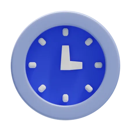 Circular Clock  3D Icon