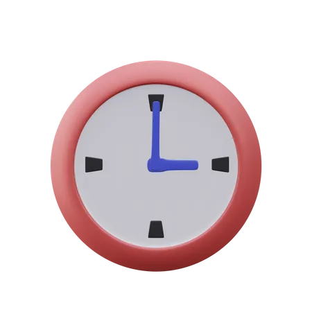 3d clock icon