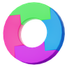circular diagram emoji 3d