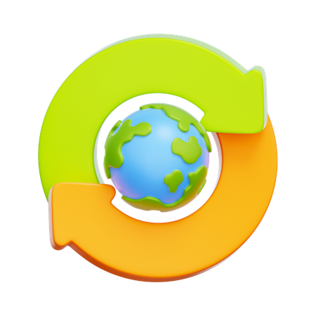 Circular Economy  3D Icon
