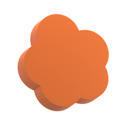 Circular Flower  3D Icon