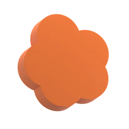 Circular Flower  3D Icon