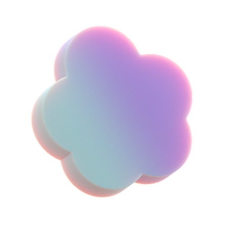 Circular Flower  3D Icon