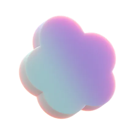 Circular Flower  3D Icon