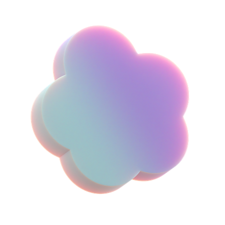 Circular Flower  3D Icon
