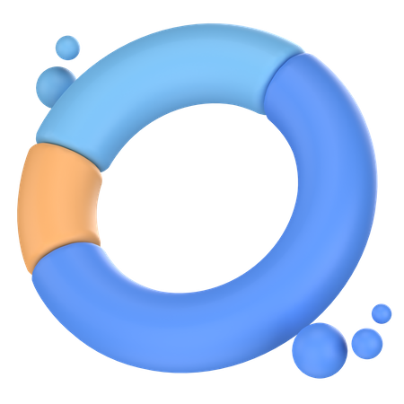 Circular graphs  3D Icon