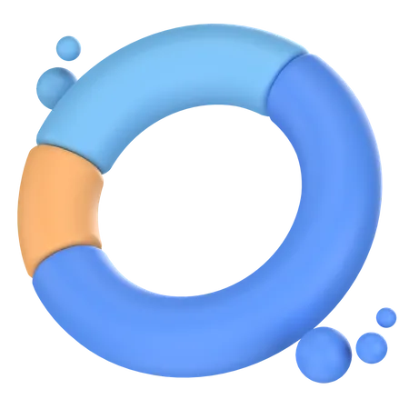 Circular graphs  3D Icon