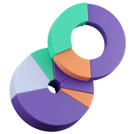 Circular Graphs  3D Icon