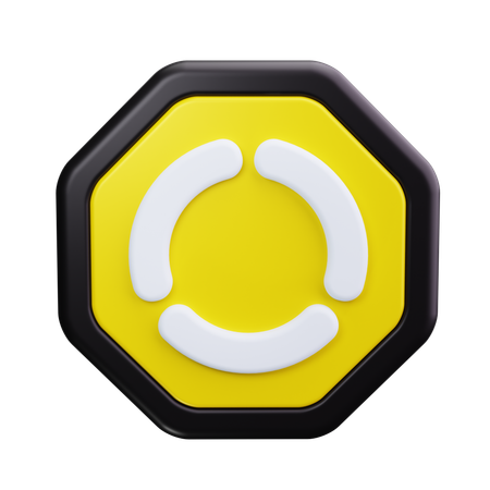 Circular Intersection  3D Icon