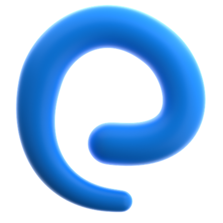 Circular Line  3D Icon