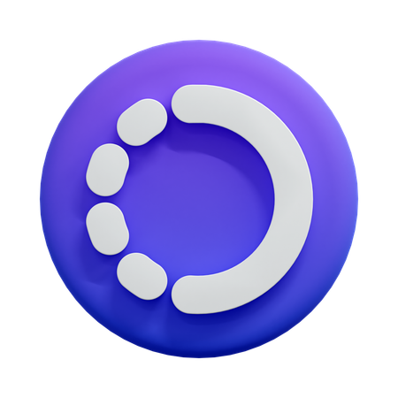 Circular Progress Ring  3D Icon