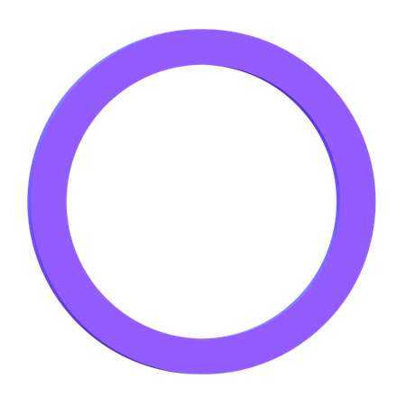 Circular Ring  3D Icon