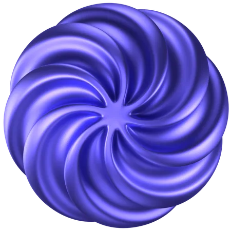 Circular Ring Abstract Shape  3D Icon