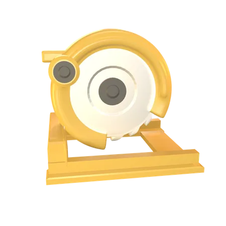 Circular Saw  3D Icon