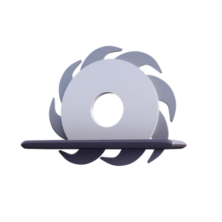 Circular Saw  3D Icon