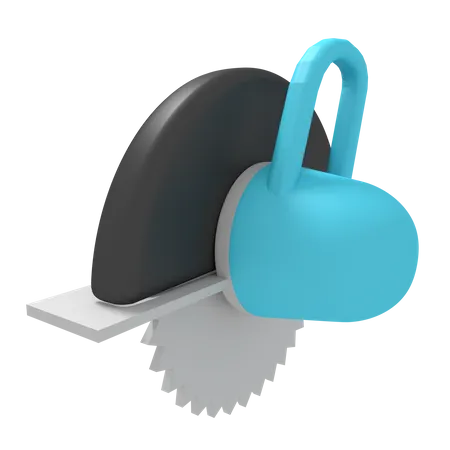 3 D Icon Of Saw Tool 3D Icon