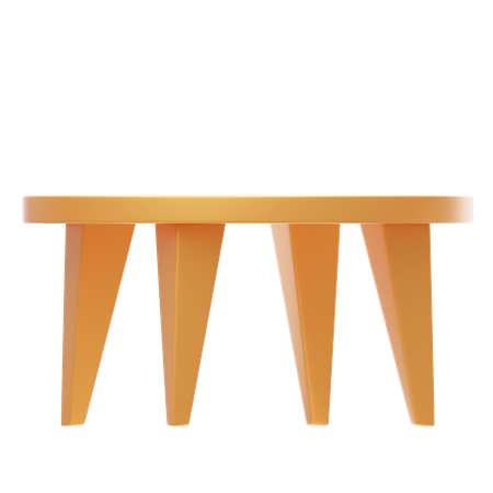 Circular Table  3D Icon