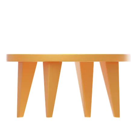 Circular Table  3D Icon